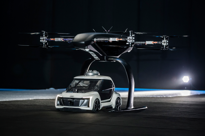 Illustration for article titled Audi and Airbus' Idea of the Future is Modular Drone Taxis